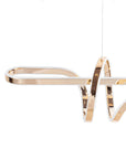 LAMPA WISZĄCA LED G039-CP Złota 3
