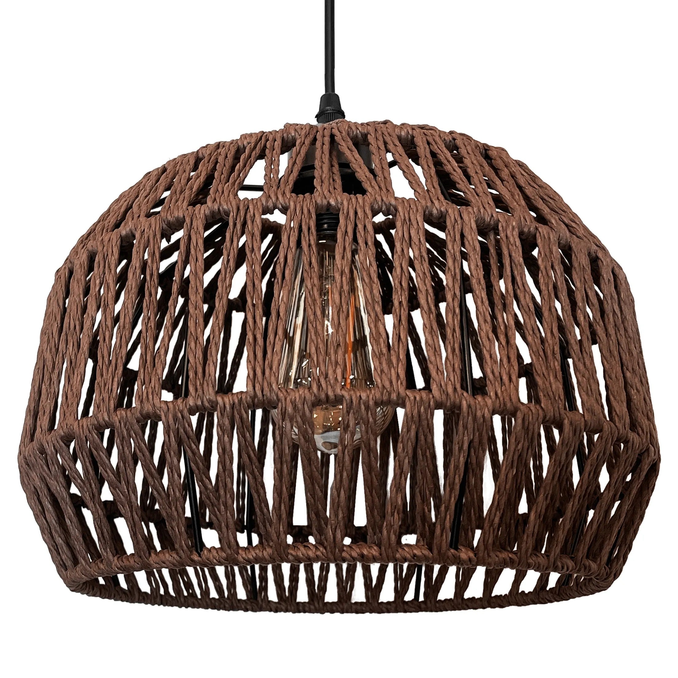 Lampa Wisząca Boho APP1292-1CP Brązowa 3