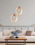 LAMPA SUFITOWA WISZĄCA LED LHJ101-1CP ZŁOTA 3