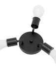 Lampa Sufitowa Potrójna Plafon Metalowa APP701-3C Czarna 3
