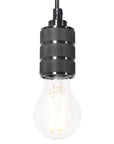 Lampa Sufitowa Wisząca Oprawka APP342-1CP CZARNA 3