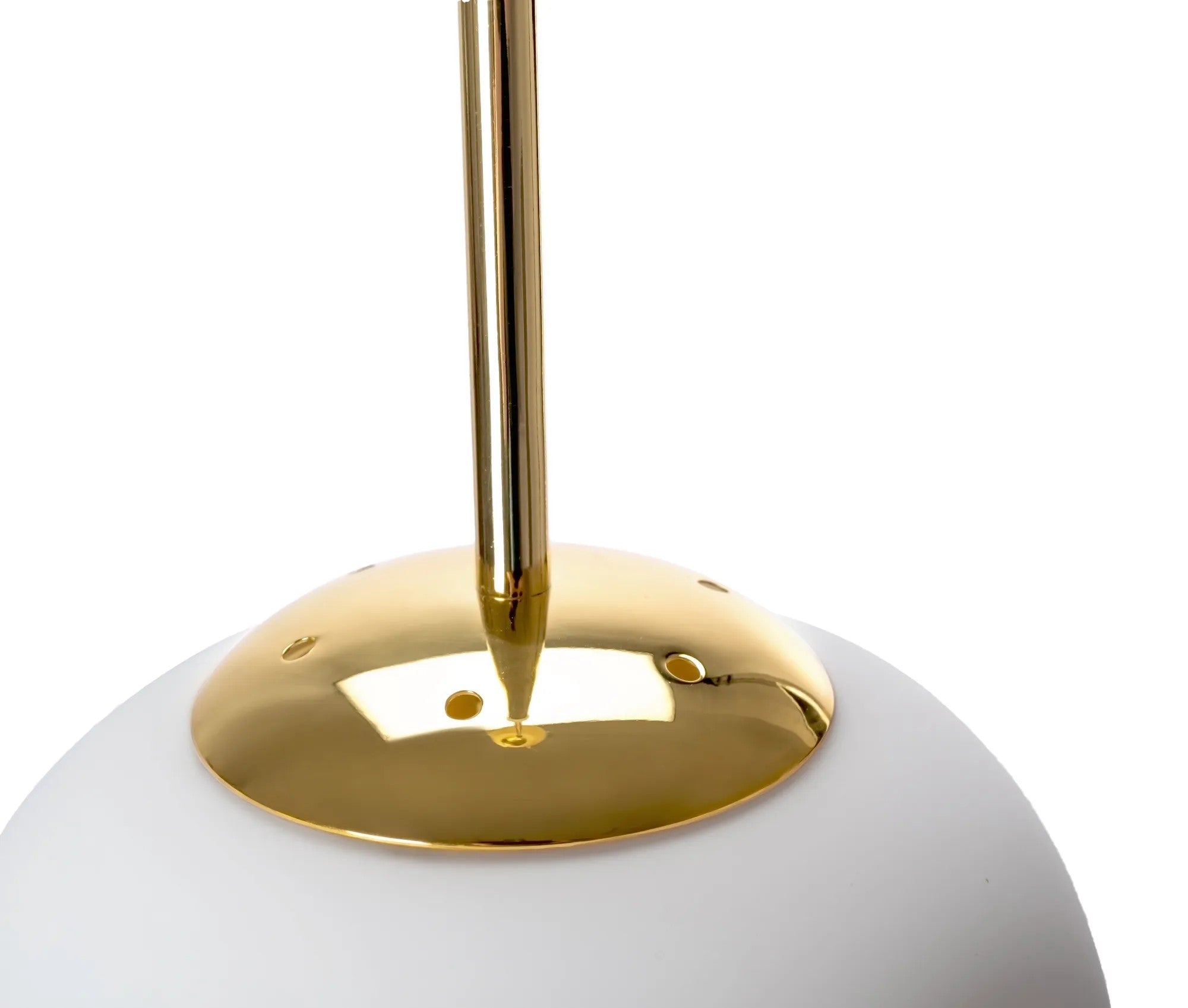 Lampa Sufitowa Wisząca Szklana Kula APP669-1CP Złota 3