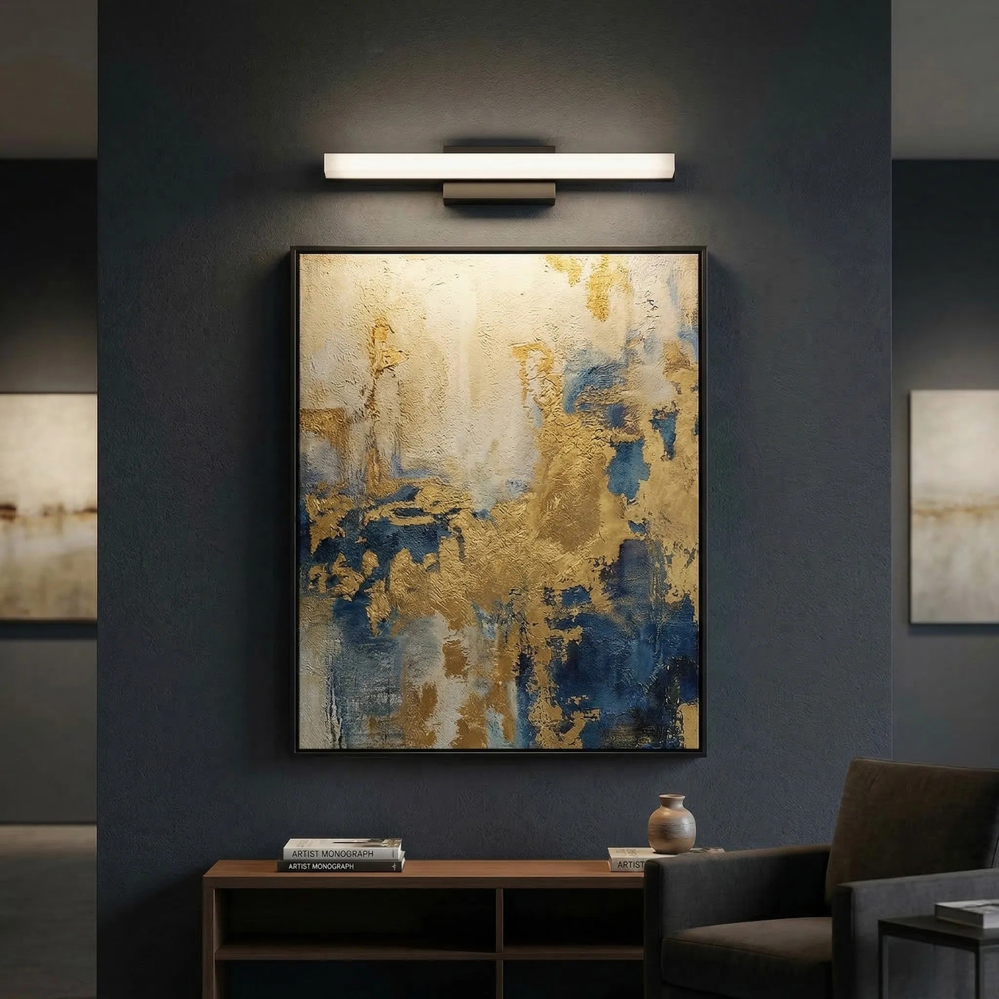 KINKIET ŁAZIENKOWY LED 42CM APP1854-1W BLACK 3