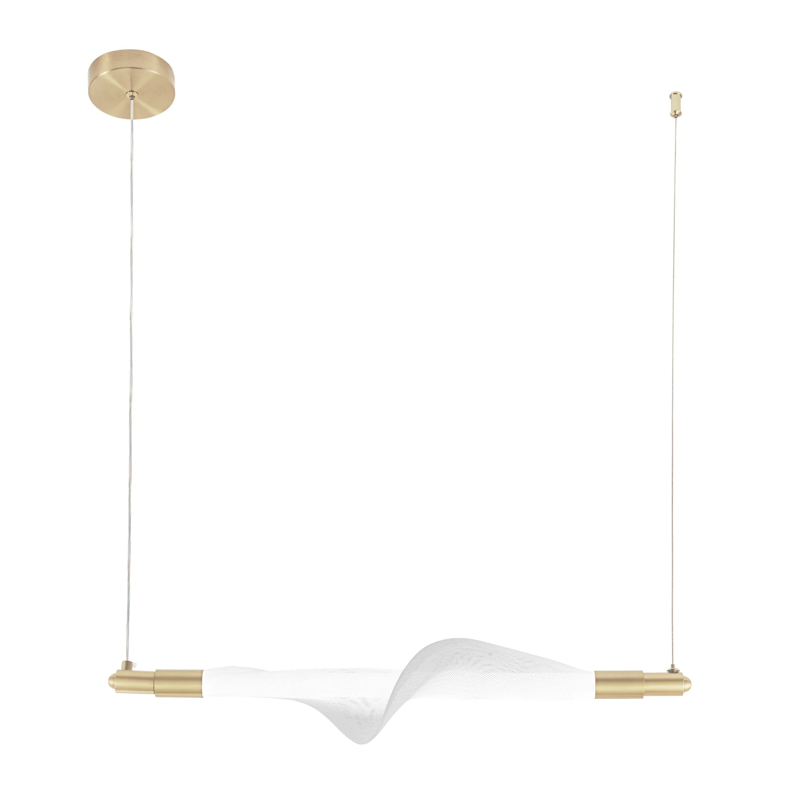 LAMPA WISZĄCA LED G011-CP BIAŁY/ZŁOTY 3