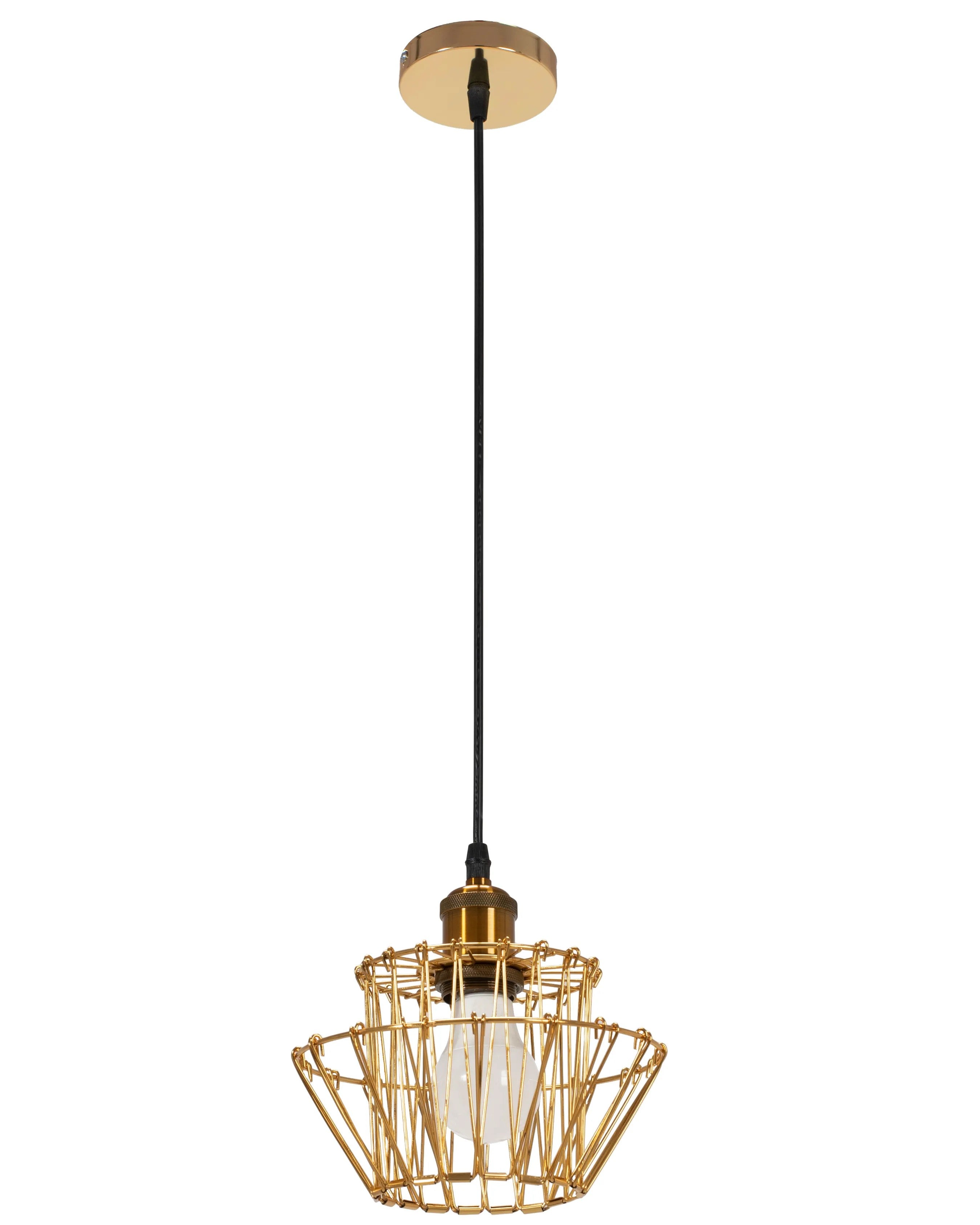 Lampa Sufitowa Wisząca APP942-1CP Set 36cm Złota 3