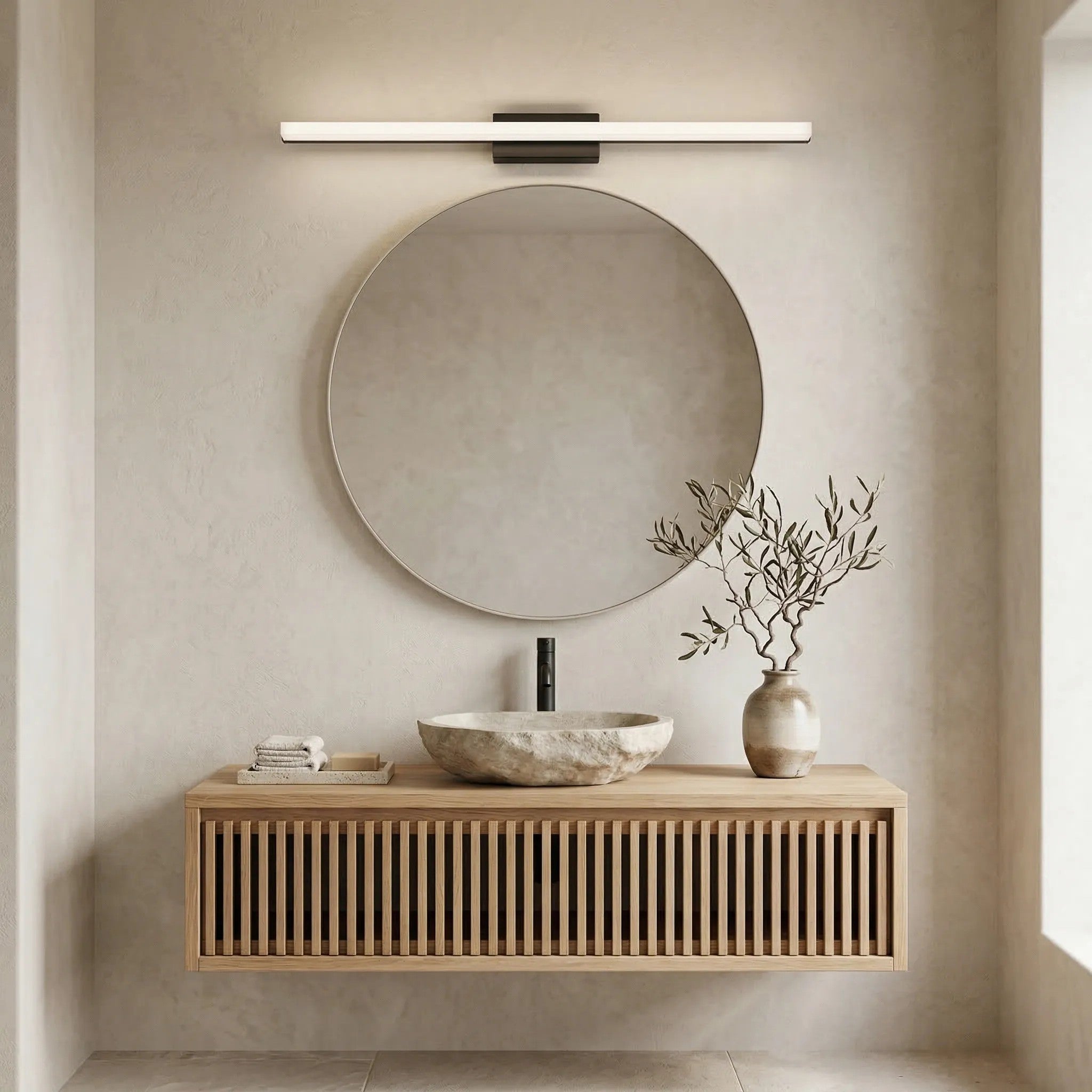 KINKIET ŁAZIENKOWY LED 80CM APP1856-1W BLACK 3
