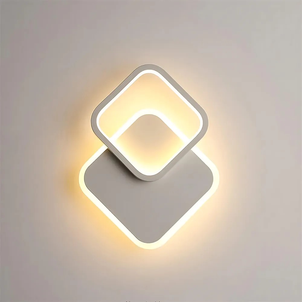 KINKIET ŚCIENNY LED LHJ080-W BIAŁY 3