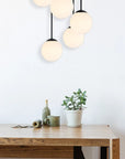LAMPA SUFITOWA WISZĄCA APP1816-5CPR BLACK 3