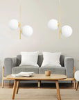 LAMPA SUFITOWA WISZĄCA Gold G118-2CP 3
