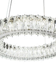 Kryształowa Lampa Sufitowa LED APP1040-CP + Pilot 3