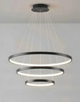LAMPA SUFITOWA WISZĄCA LED LHJ013-CP3 Czarna 3