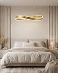 LAMPA SUFITOWA WISZĄCA SWE069-CP 80cm ZŁOTA SZCZOTKOWANA 3