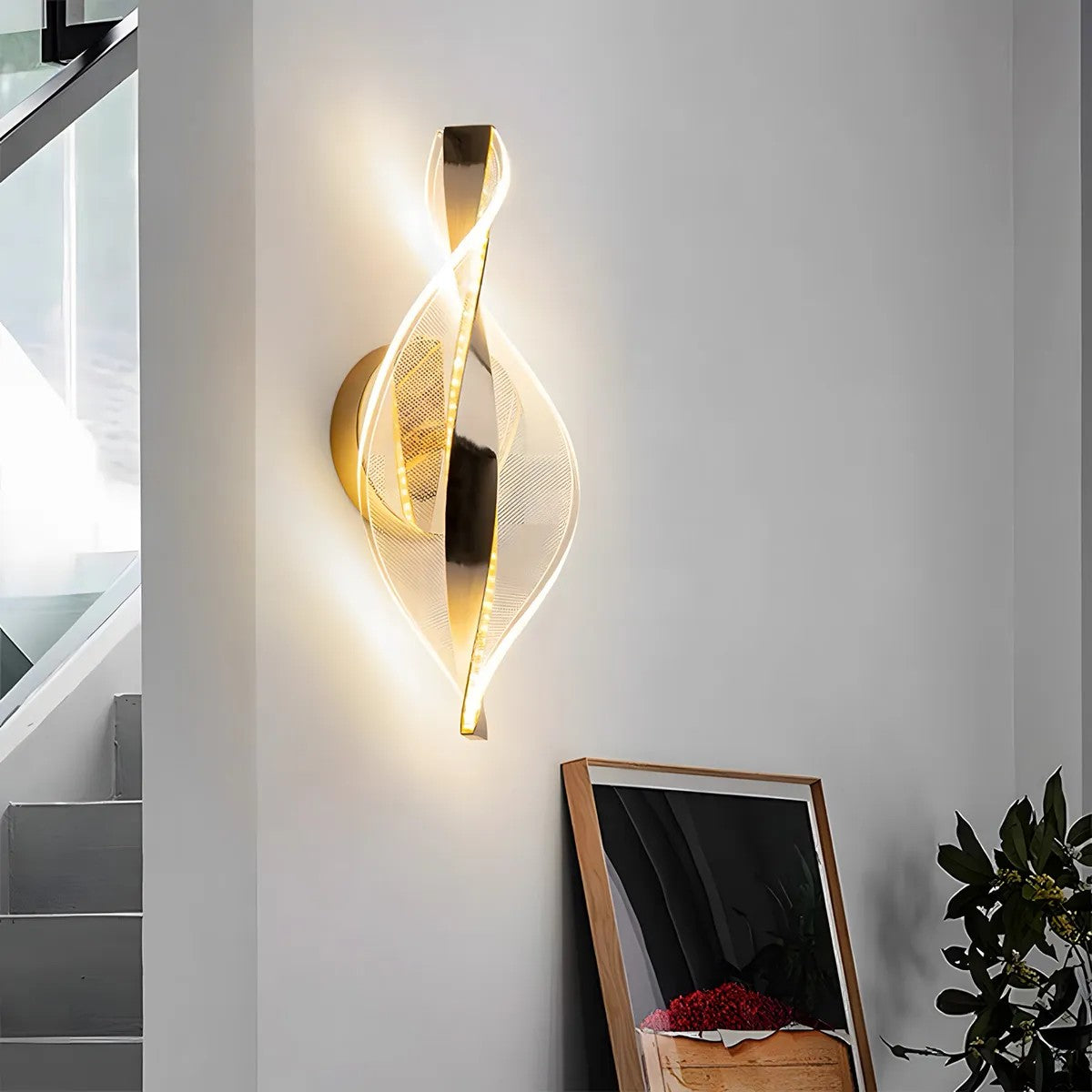Kinkiet LED G031-W Złoty 3