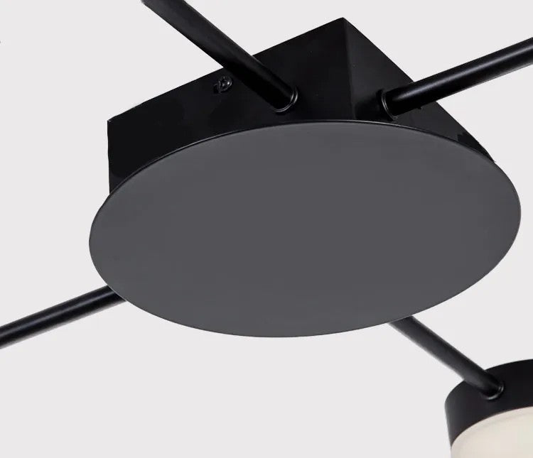 LAMPA SUFITOWA 4-RAMIENNA LED APP519-4C Czarna 3
