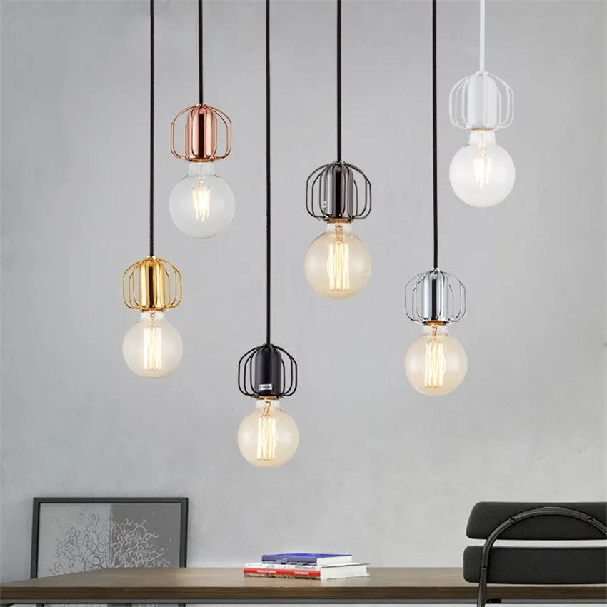 Lampa Sufitowa Wisząca Pojedyncza Loft APP591-1CP Czarna 3