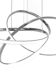 Lampa Sufitowa Nowoczesna LED + PILOT APP816-CP Node Chrom 3