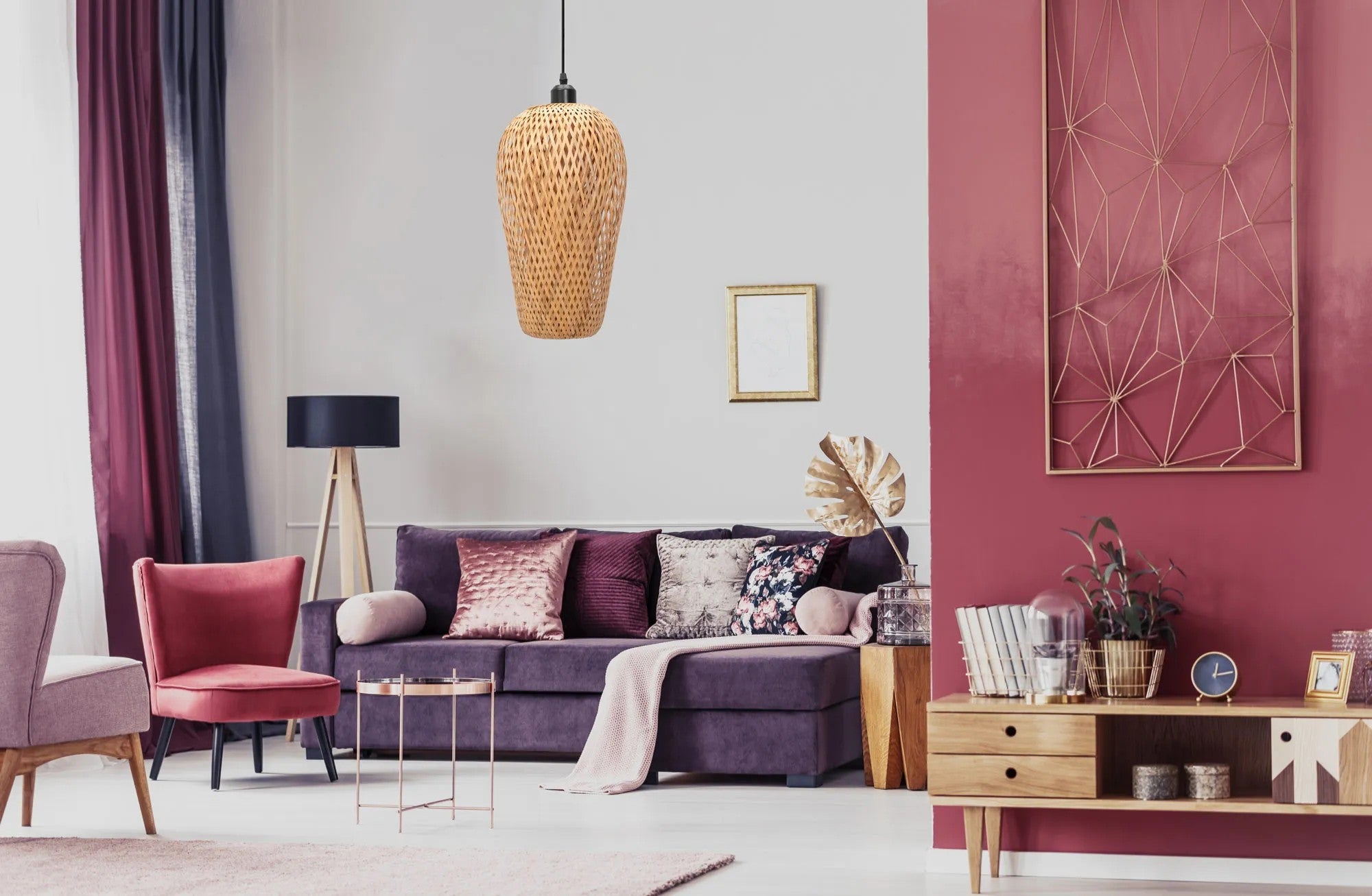 Lampa Wisząca Boho APP986-1CP 3
