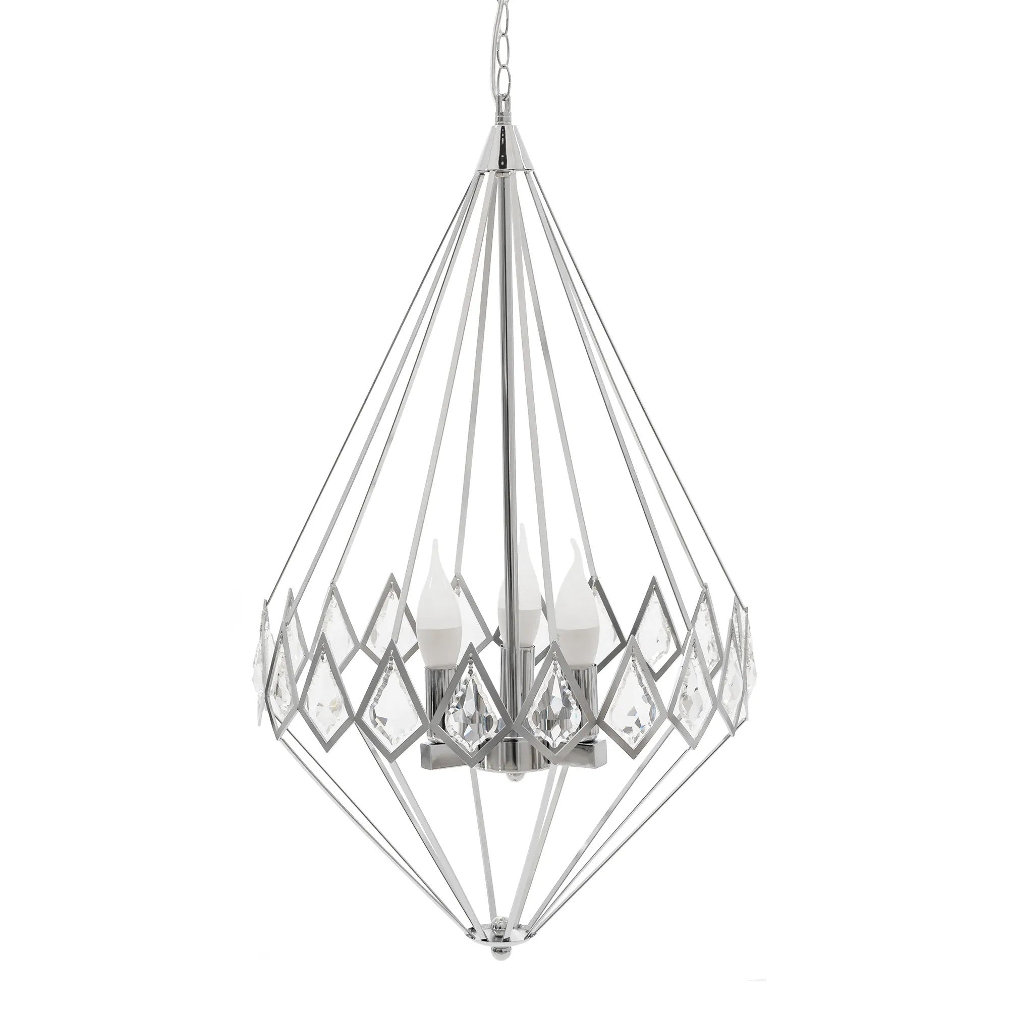 LAMPA WISZĄCA KRYSZTAŁOWA DIAMENT APP767-3CP 3