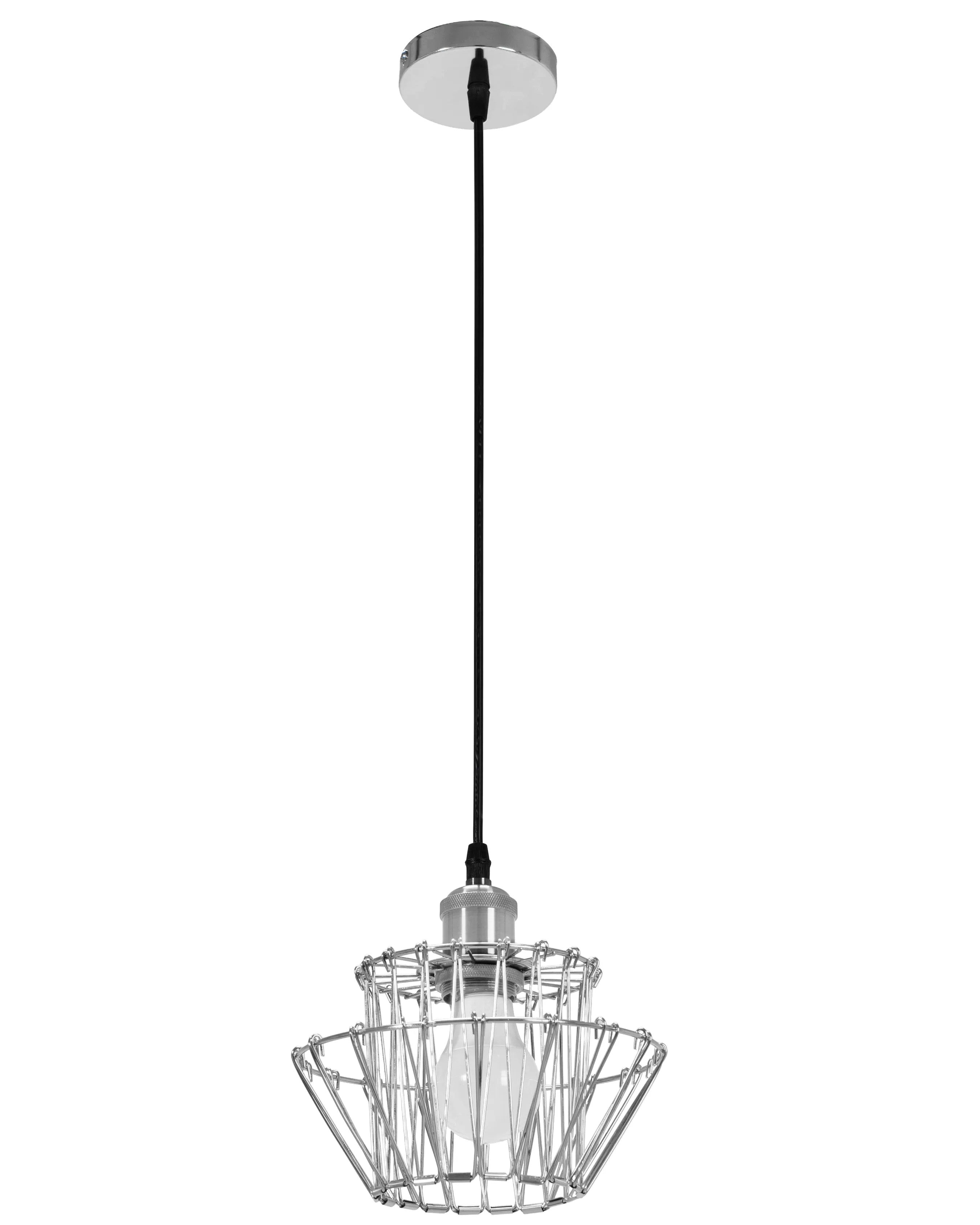 Lampa Sufitowa Wisząca APP943-1CP Set Chrome 3
