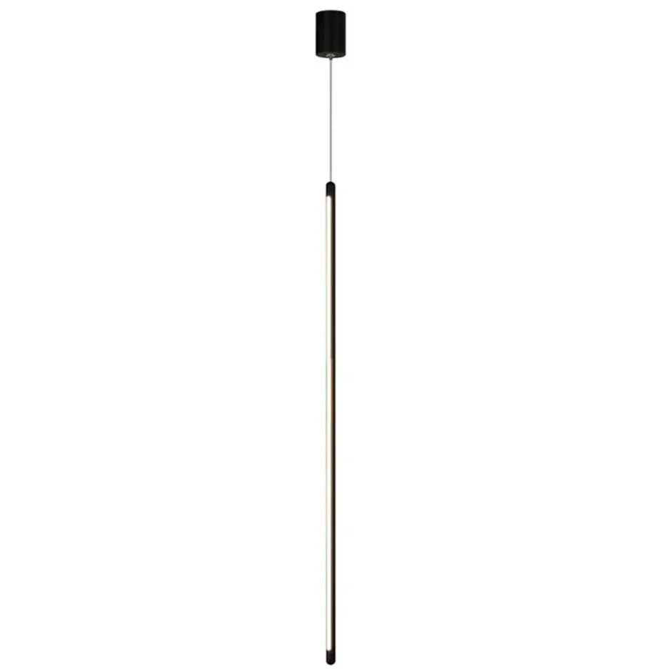 LAMPA SUFITOWA WISZĄCA LED APP1413-C BLACK 100cm 3