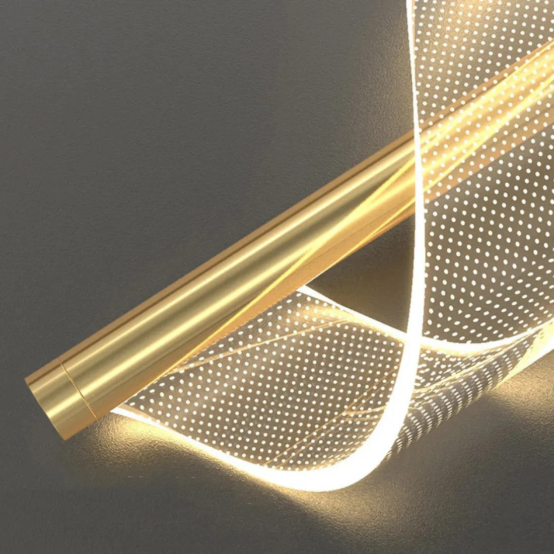 LAMPA SUFITOWA WISZĄCA LED APP1550-CP GOLD 3