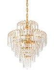 KRYSZTAŁOWA LAMPA SUFITOWA 312358 Złota 3