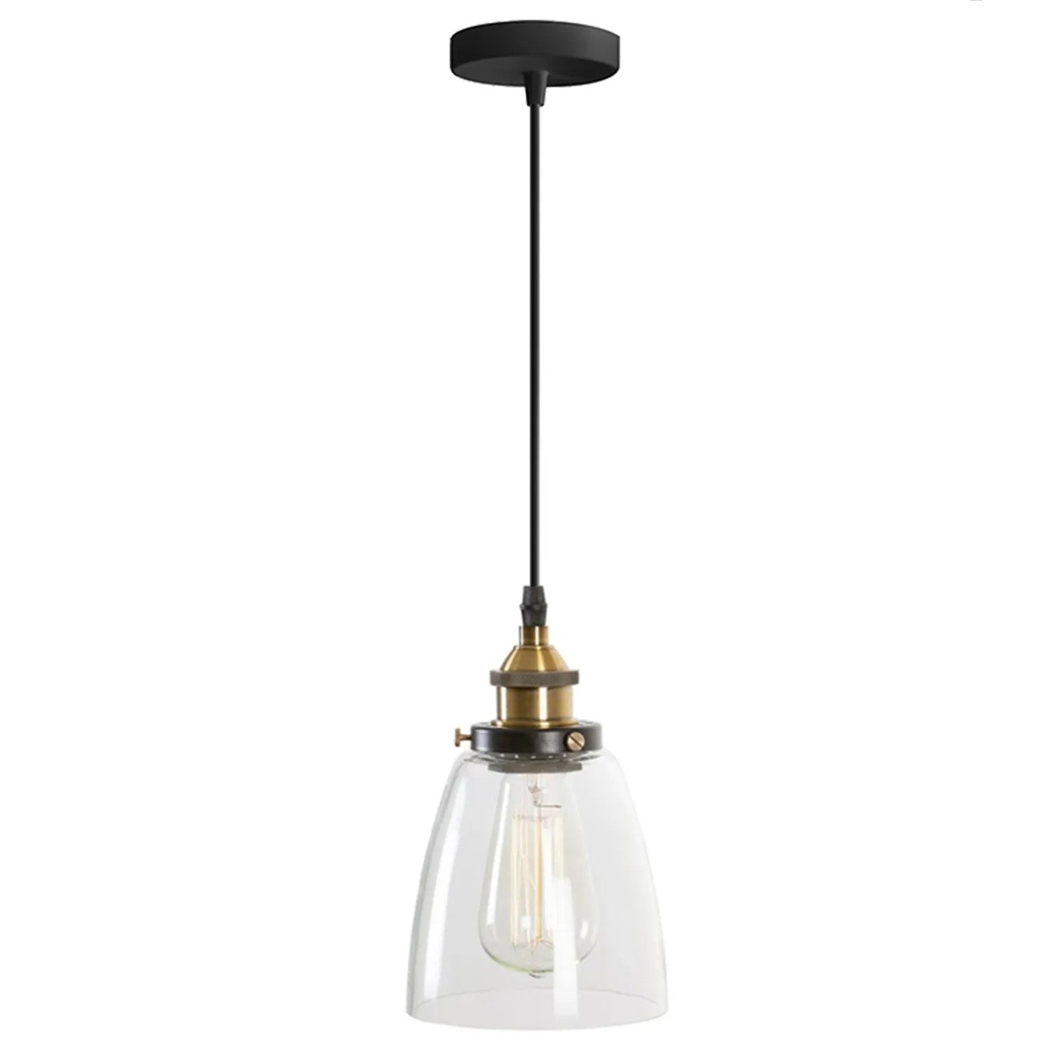 Lampa Sufitowa Wisząca Szklana Verto D APP048-1CP 3