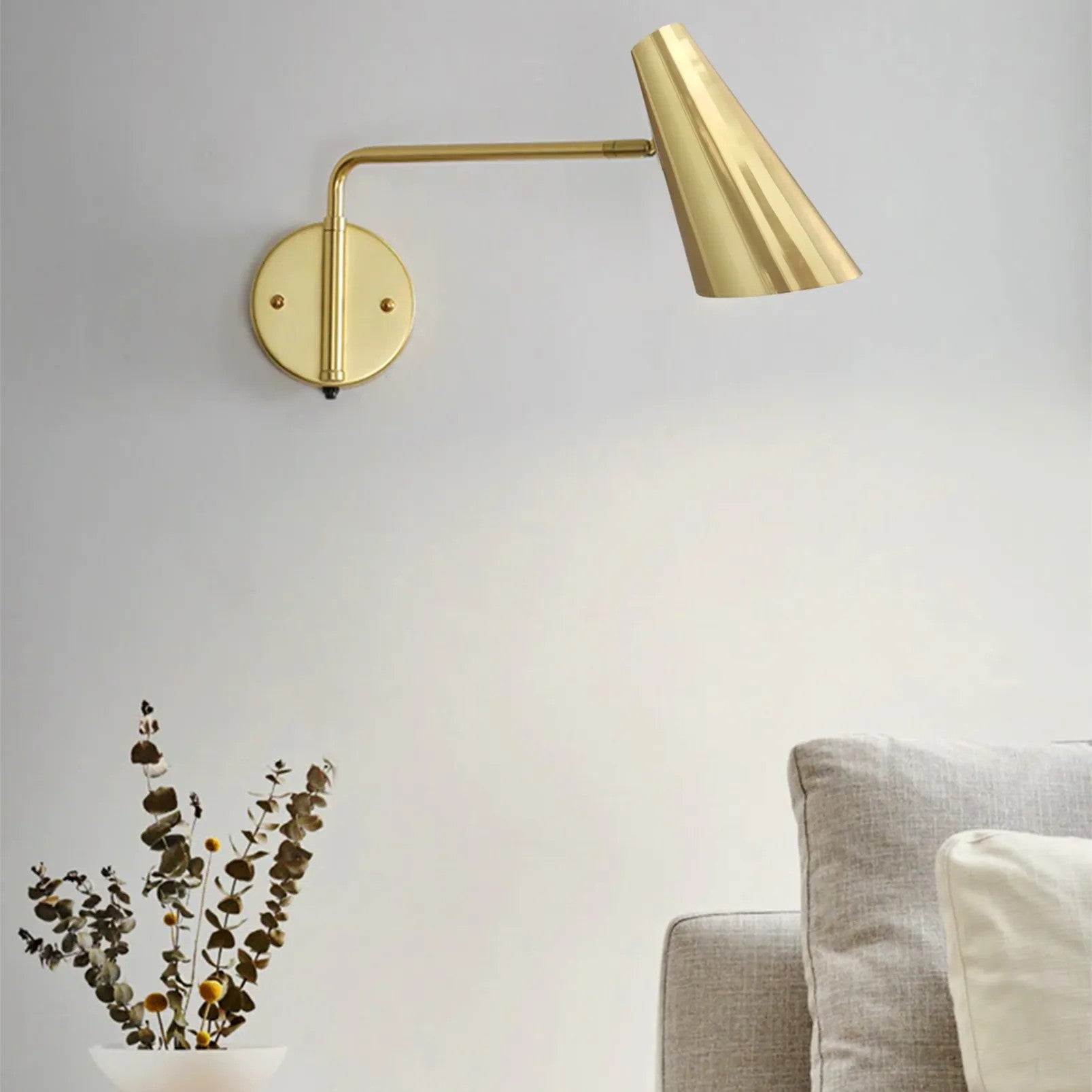 LAMPA ŚCIENNA KINKIET APP1138-1W GOLD 3