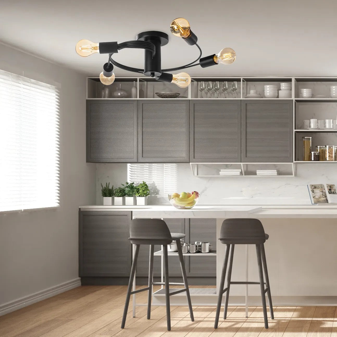 Lampa Sufitowa Loft APP741-5C 3