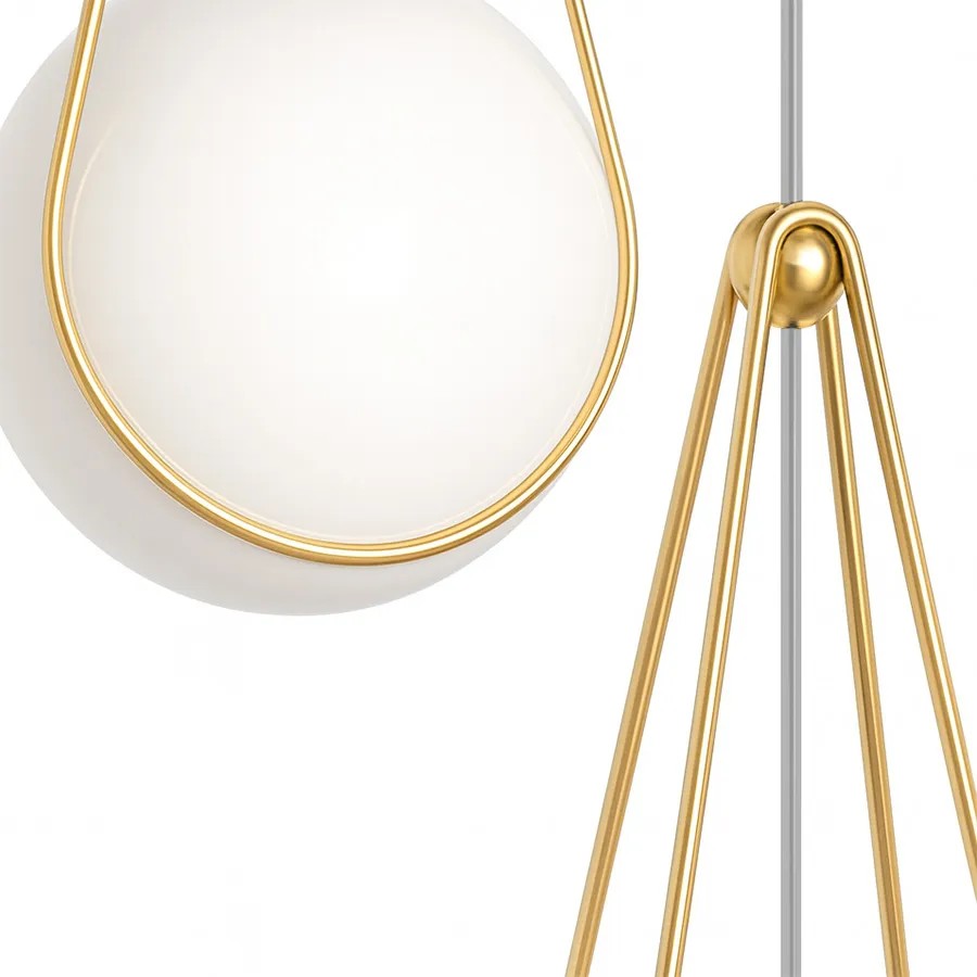 LAMPA SUFITOWA WISZĄCA APP1793-1CP 20cm Złota 3