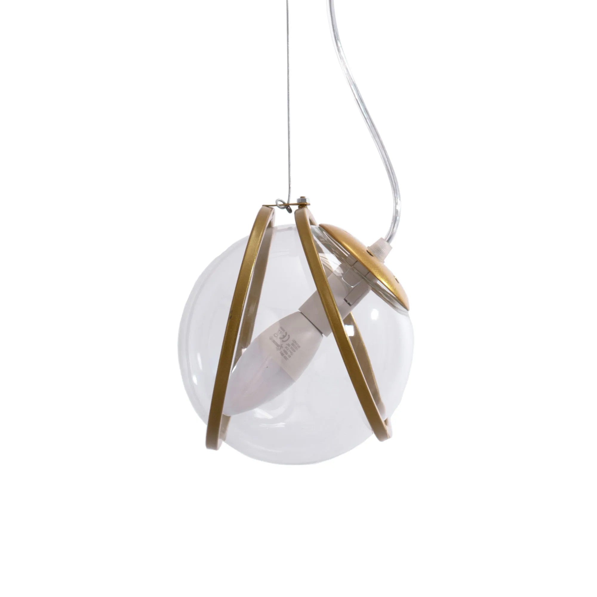Lampa Wisząca APP1089-1CP Złota 3