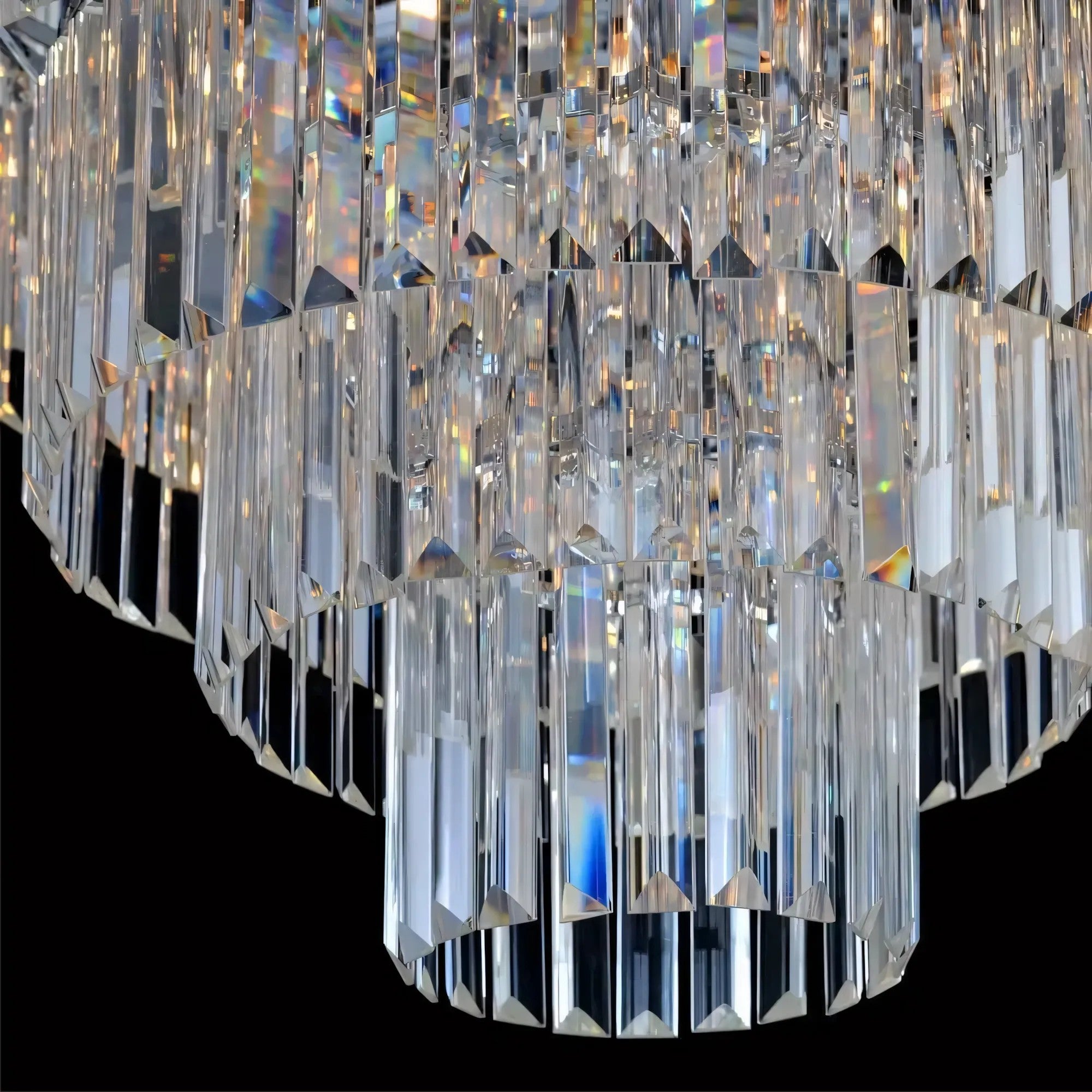 LAMPA SUFITOWA KRYSZTAŁOWA WISZĄCA APP1533-6CP4 ZŁOTA 3