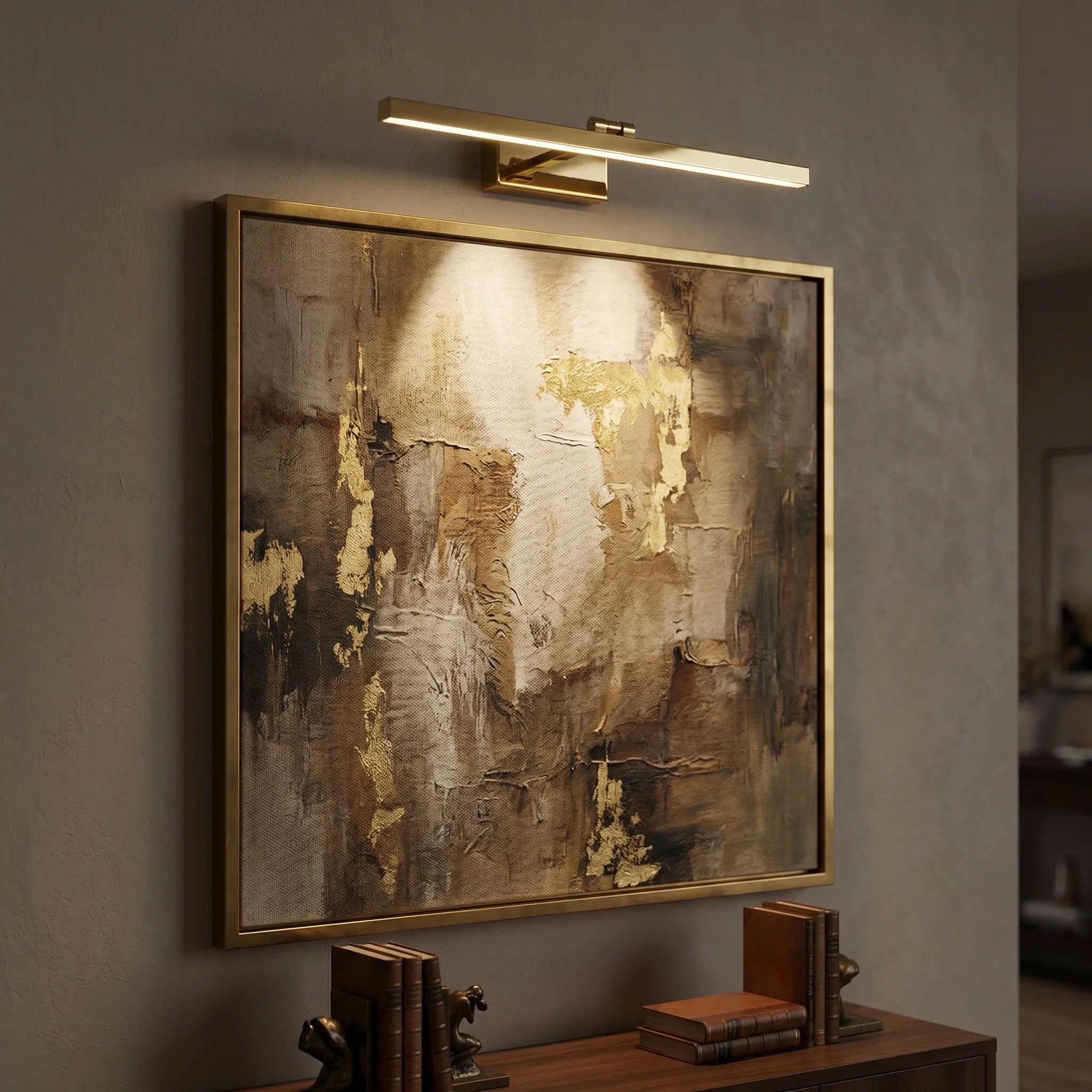 Kinkiet Łazienkowy LED APP1862-1W 80 Cm Złoty 3