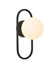 LAMPA ŚCIENNA KINKIET APP1755-1W BLACK WHITE 3