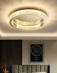 LAMPA KRYSZTAŁOWA PLAFON APP1721-C 50 Cm ZŁOTA 3