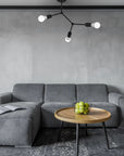 LAMPA SUFITOWA KLASYCZNA METAL LOFT APP736-3C Czarna 3