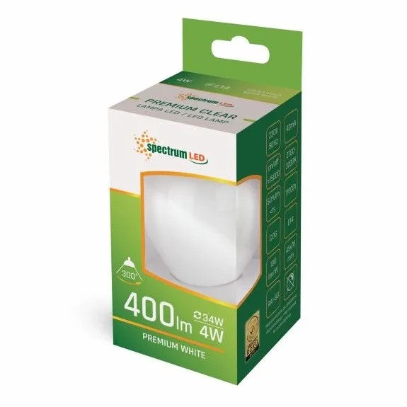 ŻARÓWKA LED KULKA E-27 4W 230V COG WW WOJ+14074 3
