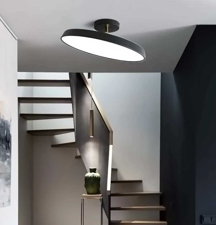 Lampa Wisząca Regulowana APP860-C 50 cm Czarna