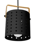 Lampa sufitowa nowoczesna APP956-1CP Czarna