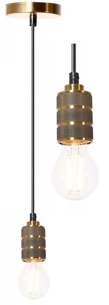 Lampa Sufitowa Wisząca Oprawka APP344-1CP Miedziana