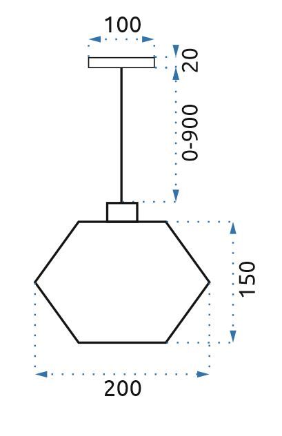 Lampa Sufitowa Wisząca W Stylu Loft Siena