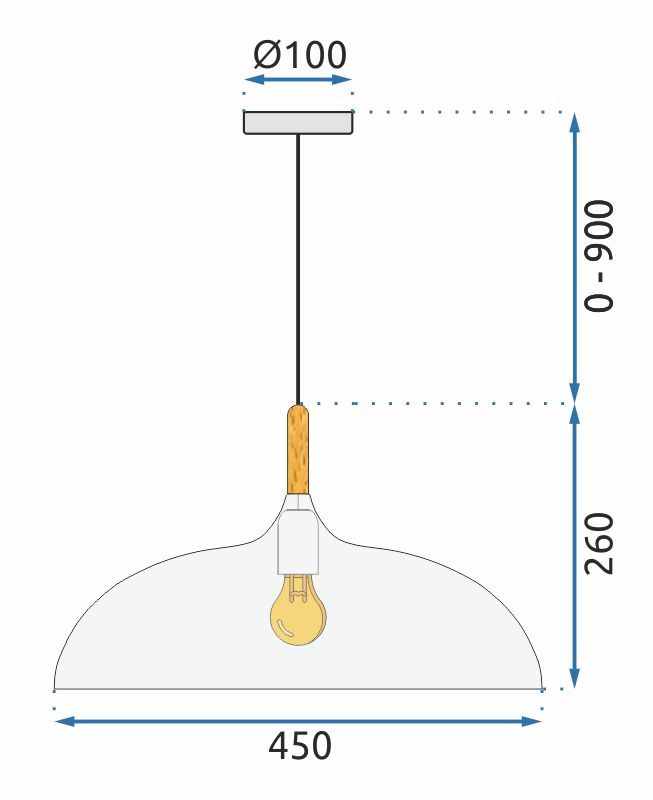 Lampa sufitowa ANZO APP179-1CP Szara