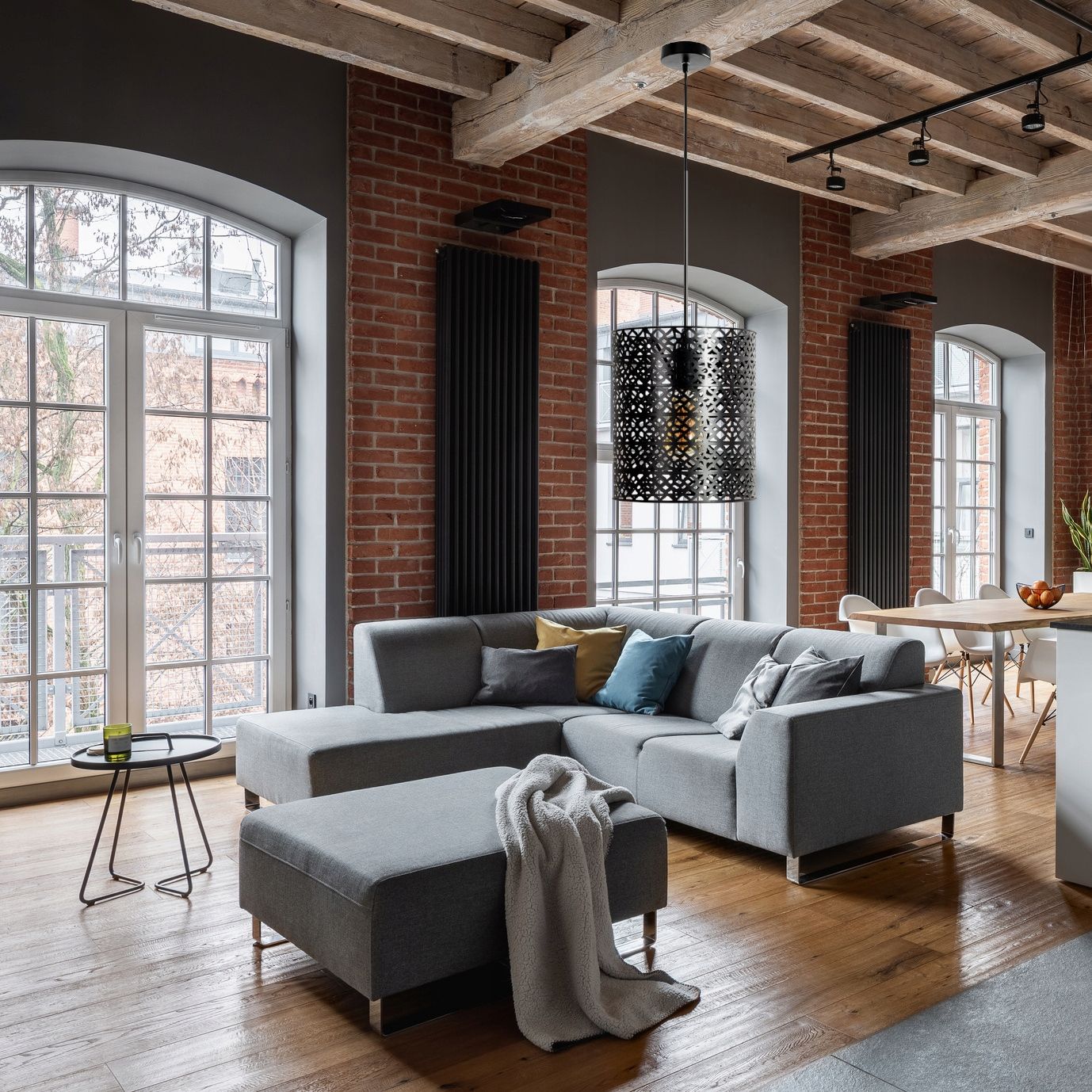 Lampa sufitowa wisząca w stylu loft LH2043