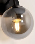 Lampa Ścienna Kinkiet Szklany APP750-1W Czarna