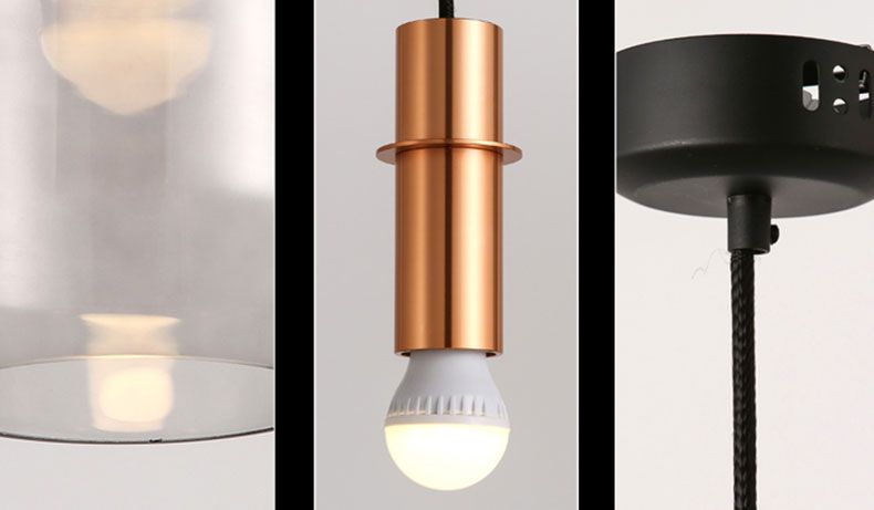 Lampa sufitowa szklana APP435-1CP szara