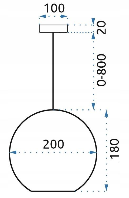 Lampa sufitowa COMO 20