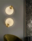 LAMPA ŚCIENNA KINKIET LED APP1385-CW OLD GOLD 30cm 4
