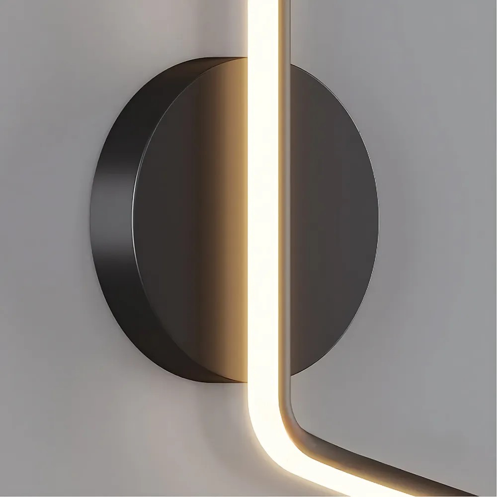 KINKIET ŚCIENNY LED LHJ061-W CZARNY 4