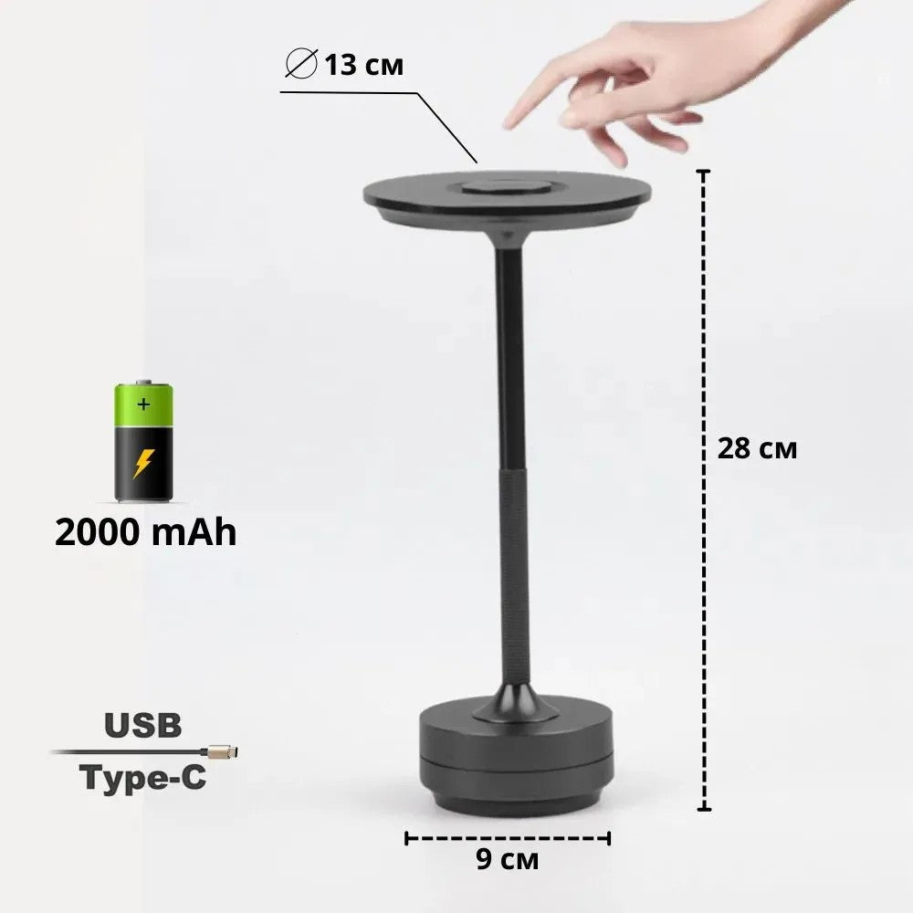 Lampka Nocna APP1373-T Szara 4