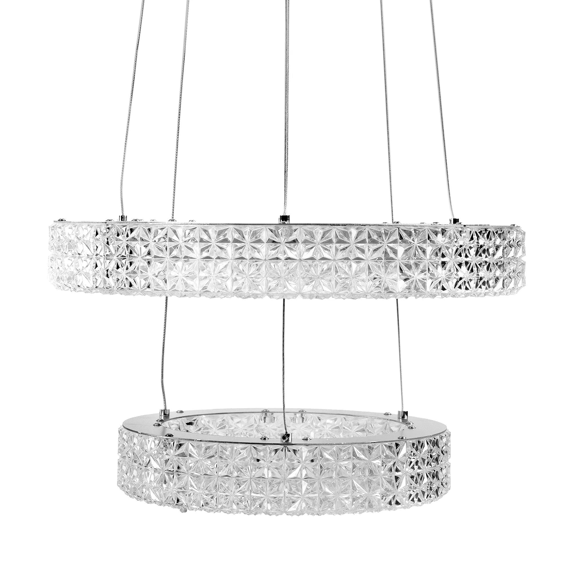 LAMPA WISZĄCA LED KRYSZTAŁOWA MS006-CP Chrom 4